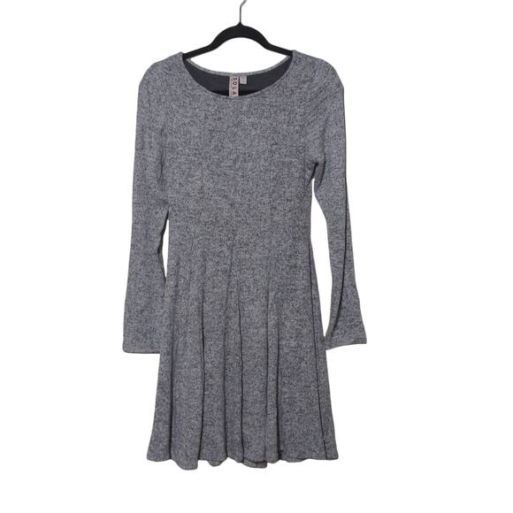 Anthropologie Dolan Left Coast Piper Pleated Skater Dress in Gray – Sz XS – EUC - Picture 1 of 7